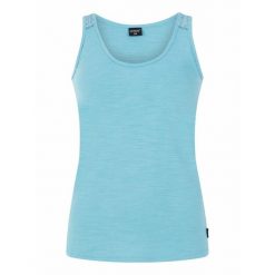 Damski tank top Protest Prtimpulse. Niebieskie topy damskie Protest, bez wzorów, bez kołnierzyka, bez ramiączek. Za 152.50 zł.