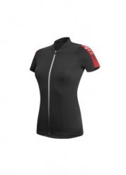 RH+ Koszulka damska Spirit W Jersey czarno czerw r. L (ECD0256). Czarne bluzki damskie l, bez wzorów, z jersey, bez kołnierzyka, bez ramiączek. Za 207.77 zł.