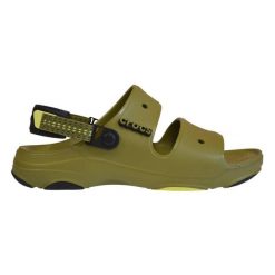 Klapki sandały Crocs Classic All Terrain Sandal Aloe Zielone 207711-3UA. Zielone klapki męskie Crocs, bez wzorów, bez zapięcia. Za 159.00 zł.