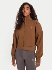 Adidas by Stella McCartney Bluza Knitted Track Top JX6782 Brązowy Regular Fit. Brązowe bluzy damskie adidas by Stella McCartney, m, bez wzorów, z syntetyku, bez ramiączek, bez kaptura. Za 809.99 zł.