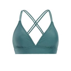 Damski top do kostiumu kąpielowego Protest Mixsuperi. Zielone stroje kąpielowe damskie Protest, s, bez wzorów. Za 219.00 zł.