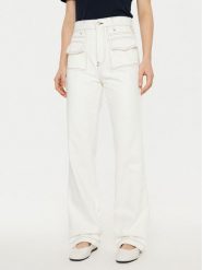 Tommy Hilfiger Jeansy WW0WW43718 Écru Relaxed Fit. Jeansy damskie Tommy Hilfiger, bez wzorów, z bawełny. Za 379.99 zł.
