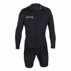 Kurtka neoprenowa WILD Superstretch 3 mm. Czarne kurtki męskie AGAMA, xl, bez wzorów, z materiału, sportowe, bez kaptura. Za 295.51 zł.