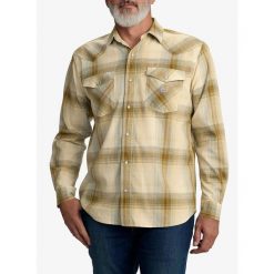 Koszula męska Carhartt Snap-Front Plaid Shirt. Niebieskie koszule męskie Carhartt, m, bez wzorów, casualowe, bez kołnierzyka, bez ramiączek. Za 251.99 zł.
