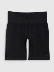 4F Legginsy kolarki bezszwowe treningowe damskie - czarne XS/S. Czarne legginsy damskie 4F, bez wzorów, z dzianiny. W wyprzedaży za 59.99 zł.