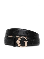 Guess Pasek BW9501 P6430 Czarny. Czarne paski damskie Guess, z aplikacjami, ze skóry. Za 234.99 zł.