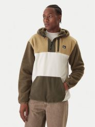 Quiksilver Bluza EQYPF03073 Khaki Regular Fit. Brązowe bluzy męskie Quiksilver, m, bez wzorów, z polaru, bez ramiączek, bez kaptura. Za 419.99 zł.