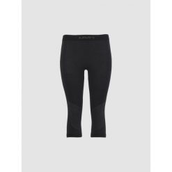 Fusyon 3/4 Thermal Pants. Czarne bielizna sportowa damska UYN, l, bez wzorów, ze skóry. Za 399.00 zł.