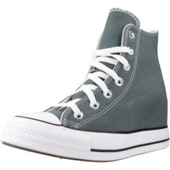 Buty CONVERSE CHUCK TAYLOR ALL STAR WEDGE Szary. Szare obuwie sportowe damskie Converse, bez wzorów, z tkaniny, bez zapięcia. Za 369.99 zł.