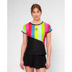 Damski tank top Bidi Badu New York. Czarne topy damskie BIDI BADU, bez wzorów, sportowe, bez kołnierzyka, bez ramiączek. Za 237.00 zł.