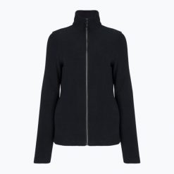 Bluza polarowa damska CMP. Niebieskie bluzy damskie CMP, bez wzorów, z polaru, sportowe, bez ramiączek, bez kaptura. Za 129.99 zł.