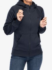 Bluza z zamkiem damska Didriksons Ven Full Zip. Niebieskie bluzy damskie Didriksons, l, bez wzorów, z bawełny, bez ramiączek, bez kaptura. Za 369.00 zł.