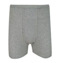 Bokserki Męskie, Szare Majtki Bawełniane, Jednokolorowe, Klasyczne -KLAZIG. Szare bokserki męskie Klazig, bez wzorów, z bawełny. Za 45.00 zł.