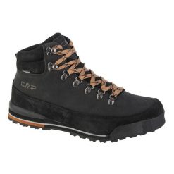 Buty trekkingowe męskie CMP Heka WP Hiking. Brązowe trekkingi męskie CMP, z materiału, bez zapięcia. Za 389.99 zł.