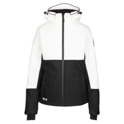 Dlx Jaclyn - Damska kurtka narciarska Dlx White. Białe kurtki sportowe damskie DLX, bez wzorów, z puchu, bez ramiączek, bez kaptura, narciarskie. Za 651.99 zł.