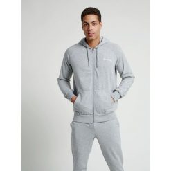 Kurtka z kapturem Hummel hmlisam zip. Szare kurtki sportowe męskie Hummel, s, bez wzorów, z bawełny, z kapturem, do piłki ręcznej. Za 266.50 zł.