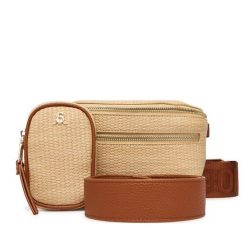 Torebka Steve Madden. Brązowe listonoszki damskie Steve Madden, bez wzorów, bez dodatków. Za 429.99 zł.