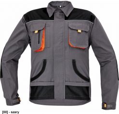 CERVA BE-01-002 - BLUZA ROBOCZA - czerwony-czarny 46. Czarne bluzy męskie CERVA, m, bez wzorów, bez ramiączek, bez kaptura. Za 71.51 zł.