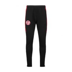 Spodnie treningowe Tunisie Abunszip Pro 7 2024. Czarne spodnie sportowe męskie Kappa, bez wzorów, do piłki nożnej. Za 255.30 zł.