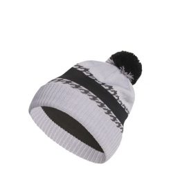 Czapka Cold.rdy 3- Stripes Pom Beanie. Szare czapki męskie Adidas, bez wzorów, z dzianiny. Za 129.00 zł.