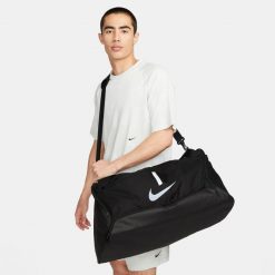 Torba Nike Academy Team Football Duffel Bag Medium 60l, Dla obu płci. Białe torby sportowe męskie Nike, bez wzorów, z poliesteru. Za 120.99 zł.