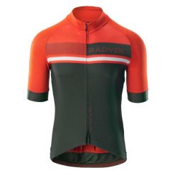 Koszulka Kolarska Męska Blok Kolorystyczny Foxtrot. Brązowe bluzy męskie RADVIK, m, bez wzorów, sportowe, bez ramiączek, bez kaptura. Za 162.99 zł.