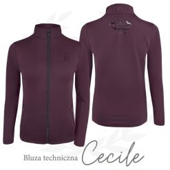 Bluza techniczna do jazdy konnej JD ATTACK Cecile z zamkiem. Brązowe bluzy damskie JD ATTACK, m, bez wzorów, sportowe, bez ramiączek, bez kaptura. Za 229.00 zł.