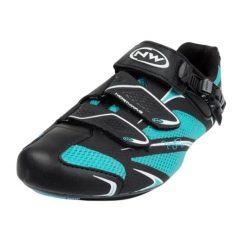 Damskie Buty Kolarskie Starlight. Niebieskie obuwie trekkingowe damskie Northwave, z nylonu, bez zapięcia. Za 192.99 zł.