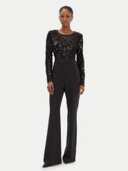 Rinascimento Kombinezon CFC0126410003 Czarny Regular Fit. Czarne sukienki damskie Rinascimento, xs, bez wzorów, z syntetyku, bez kołnierzyka, bez ramiączek. Za 629.99 zł.