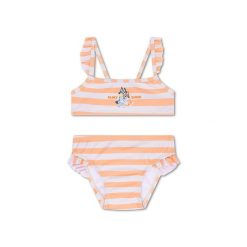 Bikini Swim Essentials x Bluey dół pomarańczowy UPF50+. Brązowe stroje kąpielowe damskie SWIM ESSENTIALS, s, bez wzorów, z elastanu. Za 200.99 zł.