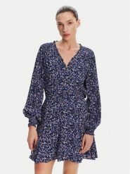 Pepe Jeans Sukienka codzienna Anna PL953639 Niebieski Regular Fit. Niebieskie sukienki damskie Pepe Jeans, na co dzień, m, bez wzorów, z jeansu, bez kołnierzyka, bez ramiączek, proste. Za 239.99 zł.