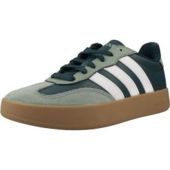 Buty ADIDAS BARREDA Zielony. Białe buty zimowe męskie Adidas, bez wzorów, ze skóry, bez obcasa, bez zapięcia. W wyprzedaży za 239.00 zł.