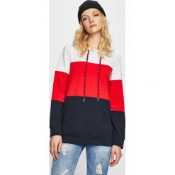 Haily's - Bluza. Czerwone bluzy damskie Haily's, l, bez wzorów, z bawełny, bez ramiączek, z kapturem. W wyprzedaży za 59.90 zł.