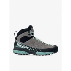 Buty podejściowe damskie Scarpa Mescalito Mid GTX. Szare obuwie trekkingowe damskie Scarpa, bez zapięcia. Za 899.99 zł.