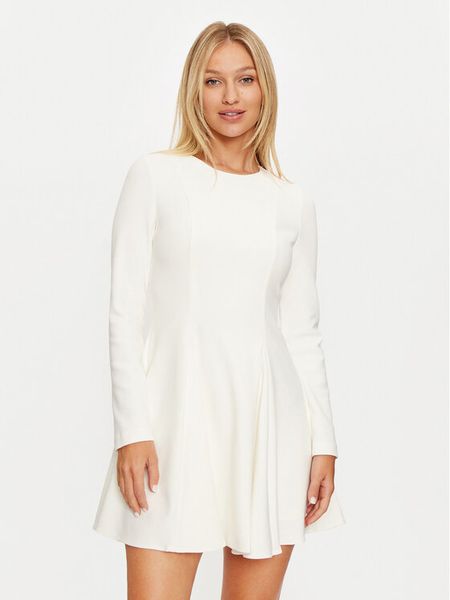 Marciano Guess Sukienka koktajlowa 4BGK22 6302A Écru Regular Fit. Sukienki damskie Marciano Guess, z aplikacjami, z syntetyku, wizytowe, bez kołnierzyka, bez ramiączek. Za 689.99 zł.