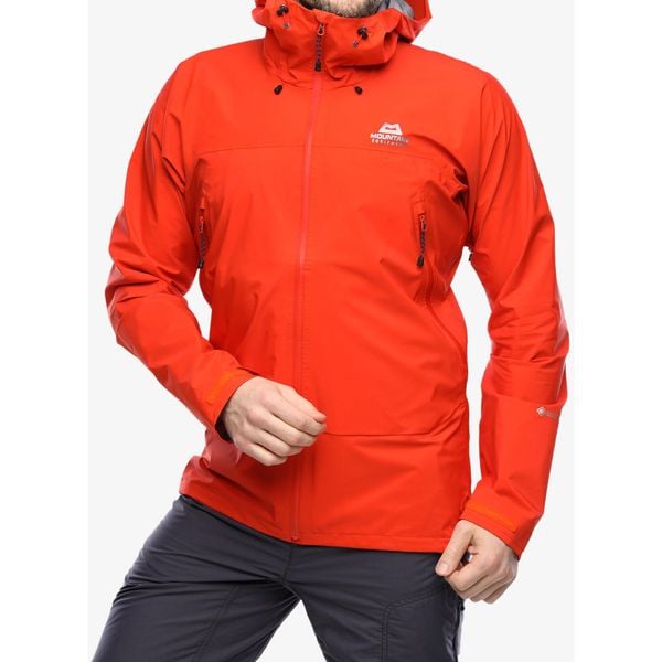 Kurtka GORE-TEX męska Mountain Equipment Firefox Jacket. Czerwone kurtki męskie MOUNTAIN EQUIPMENT, m, bez wzorów, z gore-texu, sportowe, bez kaptura. Za 1,490.99 zł.