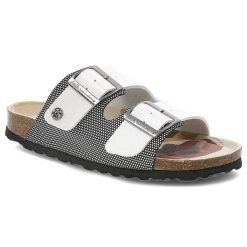 Białe Klapki Anekke Oryginalne Obuwie Damskie. Białe klapki damskie Anekke, na lato, bez wzorów, eleganckie, bez obcasa, bez zapięcia. Za 259.00 zł.