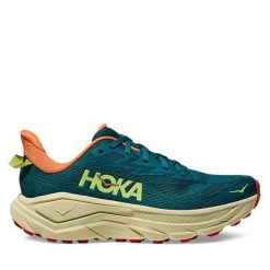 Buty do biegania Hoka. Niebieskie obuwie sportowe damskie HOKA, bez wzorów, bez zapięcia, do biegania. Za 719.99 zł.