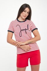 T-shirt damski w paski Trinity JOOP!. T-shirty damskie JOOP!, xxs, bez wzorów, bez kołnierzyka, bez ramiączek. Za 579.00 zł.