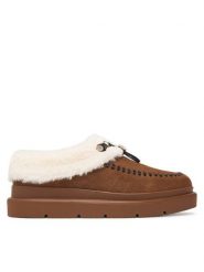 Guess Śniegowce FLFKEY LEA19 Brązowy. Brązowe śniegowce damskie Guess, ze skóry, bez zapięcia. Za 584.99 zł.