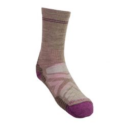 Skarpety trekkingowe Smartwool Hike Light Cushion Crew. Brązowe skarpetki damskie Smartwool, bez wzorów, z wełny. Za 109.99 zł.