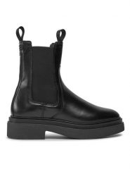 Gant Sztyblety Zandrin Chelsea Boot 27551400 Czarny. Czarne botki damskie GANT, bez wzorów, ze skóry, bez obcasa, na płaskiej podeszwie, bez zapięcia. Za 929.99 zł.