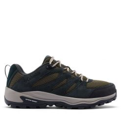 Trekkingi Columbia. Zielone buty zimowe męskie Columbia, bez wzorów, bez obcasa, bez zapięcia. Za 349.99 zł.