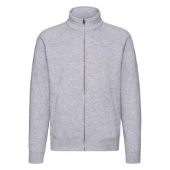 Kurtka Unisex Premium Plain Dla Dorosłych. Szare kurtki sportowe damskie fruit of the loom, xl, bez wzorów, bez ramiączek, bez kaptura, trekkingowe. Za 176.99 zł.
