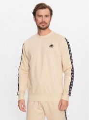 Kappa Bluza 313005 Brązowy Regular Fit. Brązowe bluzy męskie Kappa, m, bez wzorów, z bawełny, bez ramiączek, bez kaptura. Za 229.99 zł.