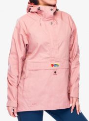 Kurtka damska Fjallraven Vardag Anorak - dusty rose S. Czerwone kurtki sportowe damskie Fjällräven, s, bez wzorów, z bawełny, bez ramiączek, bez kaptura, trekkingowe. Za 893.25 zł.