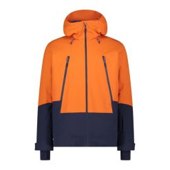 Kurtka narciarska z kapturem CMP Unlimitech. Brązowe kurtki sportowe męskie CMP, na zimę, m, bez wzorów, z kapturem, narciarskie. Za 813.50 zł.