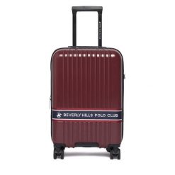 Walizka kabinowa Beverly Hills Polo Club. Czerwone walizki damskie Beverly Hills Polo Club, bez wzorów. Za 299.99 zł.