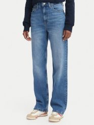 Tommy Jeans Jeansy Layla DW0DW23158 Niebieski Straight Fit. Niebieskie jeansy damskie Tommy Jeans, bez wzorów, z bawełny. Za 409.99 zł.