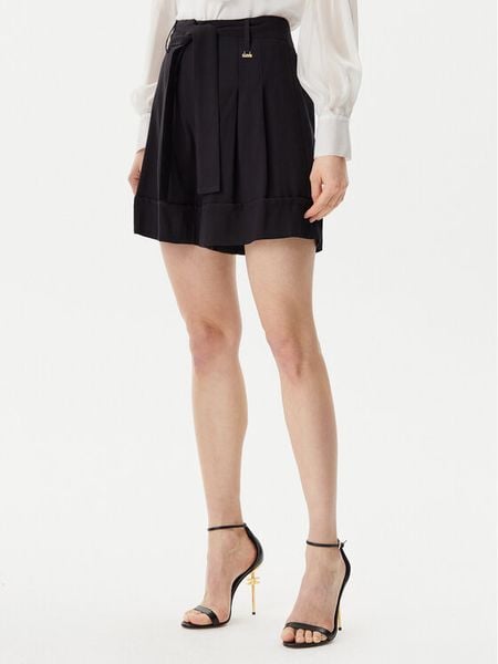 Artigli Szorty materiałowe ACSH001805 Czarny Regular Fit. Czarne szorty damskie Artigli, bez wzorów, z materiału. Za 379.99 zł.